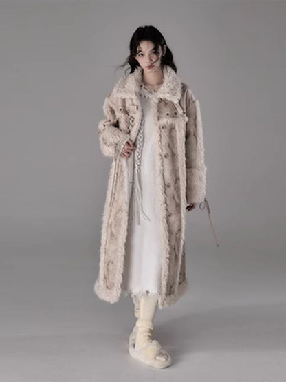 Long lamb thick coat【s0000005549】