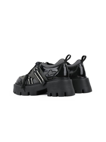 Border Band Sporty Casual Platform Shoes【s0000002670】