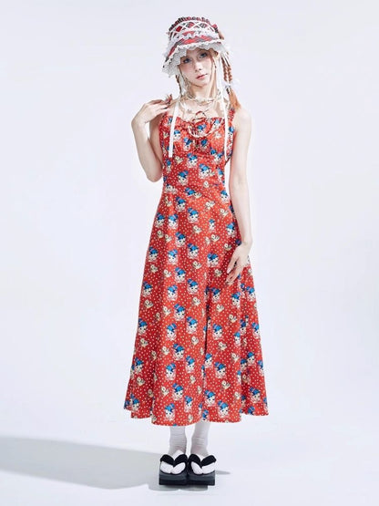 Red Halter Dress【s0000008230】