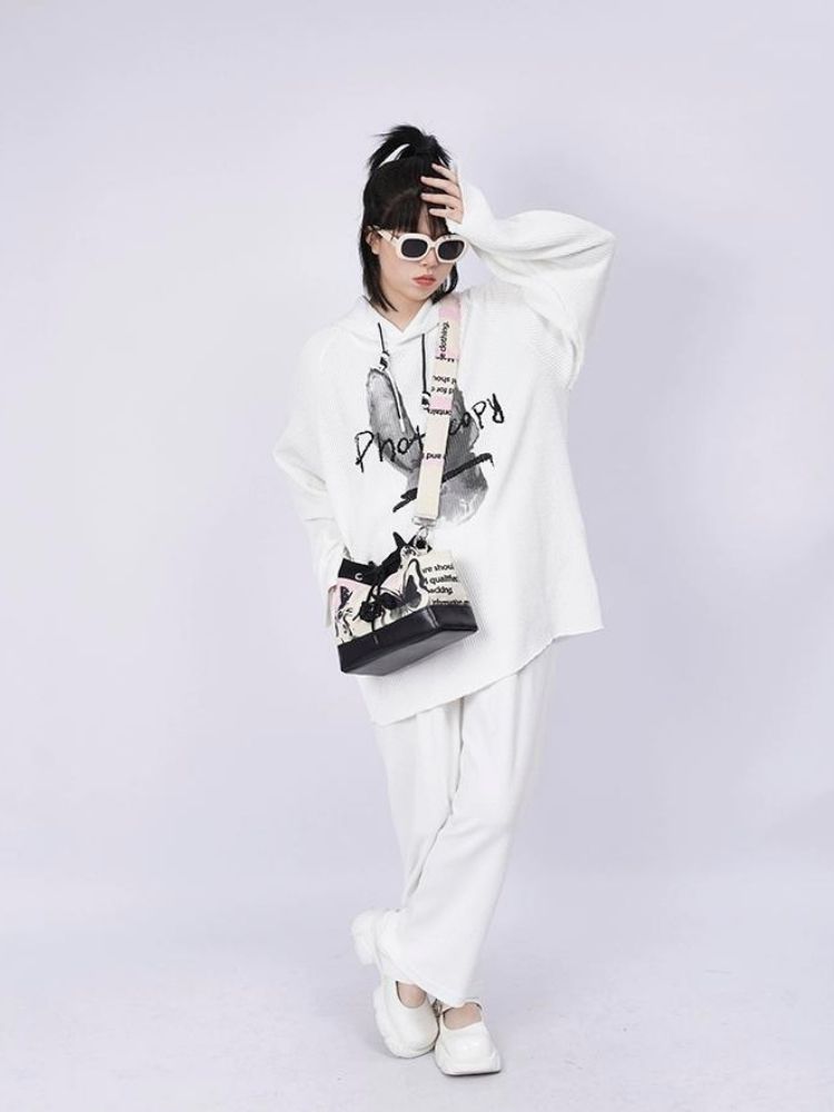 Sweet cool shoulder Messenger bucket bag【s0000003310】 