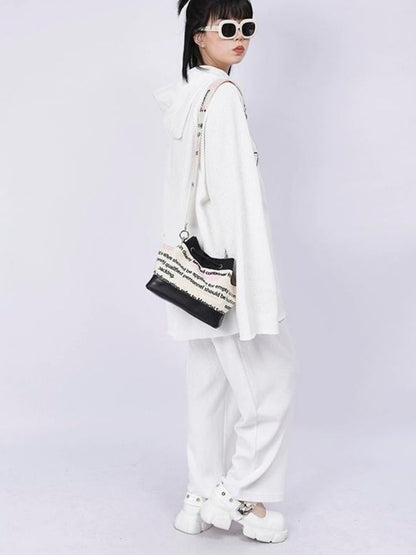 Sweet cool shoulder Messenger bucket bag【s0000003310】 