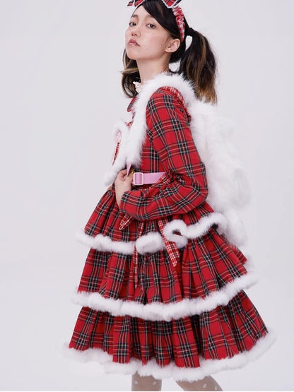 Lolita red christmas dress【s0000004034】