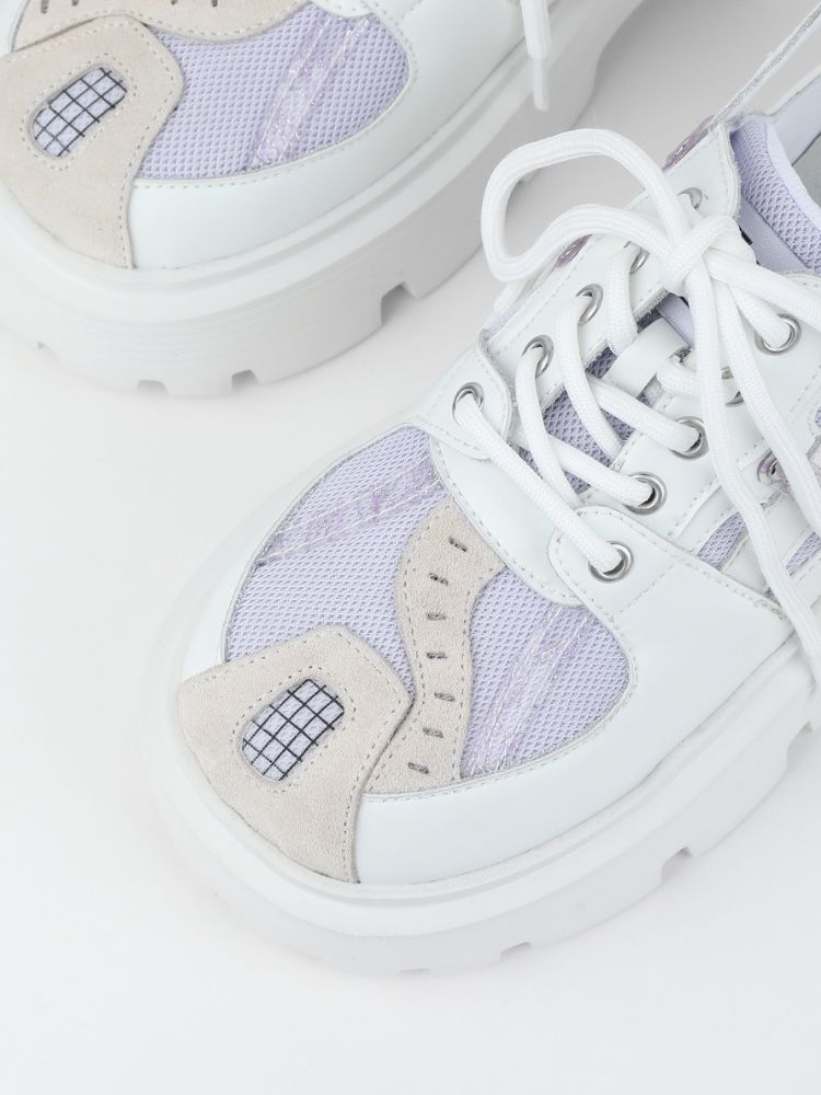 Toe plaid sneaker sandals [s0000002121]