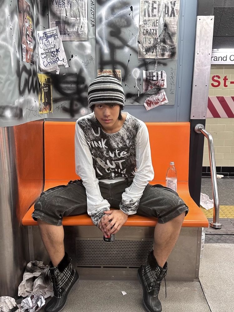 Mid Length Long Sleeve Tee Bottom Shirt【s0000006433】