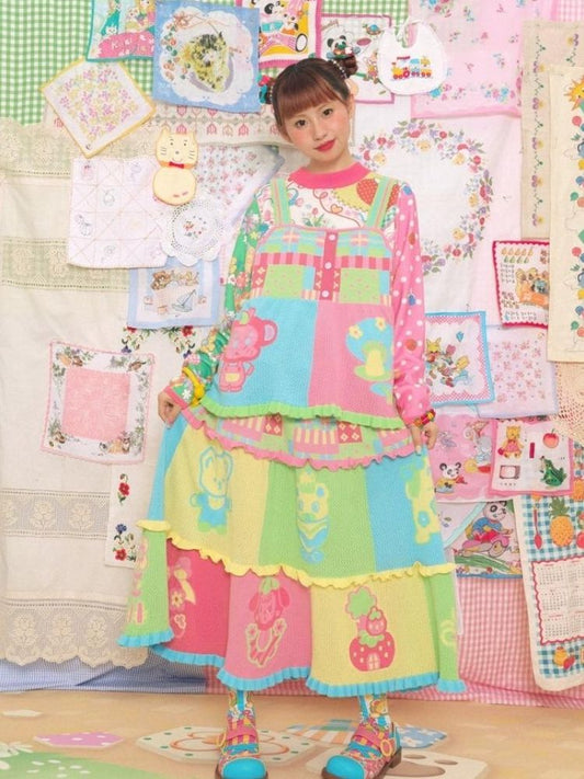 Colorful cake skirt【s0000003729】