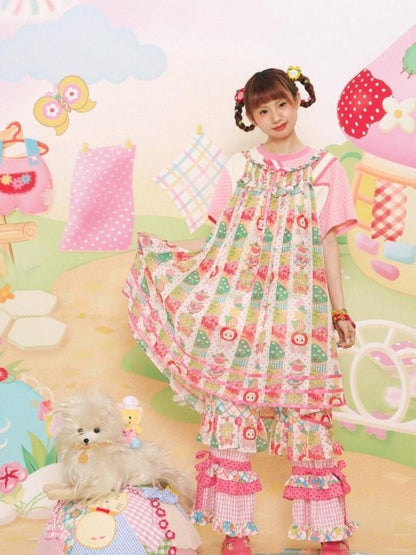 Cute Girl Loose Suspender Dress【s0000003101】