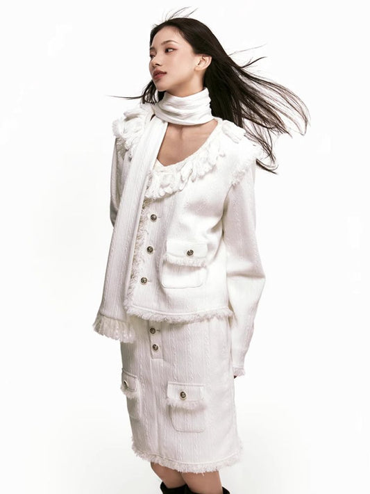 Toste D Fower Pechit Chiffon Short Jumpet [S0000006946]