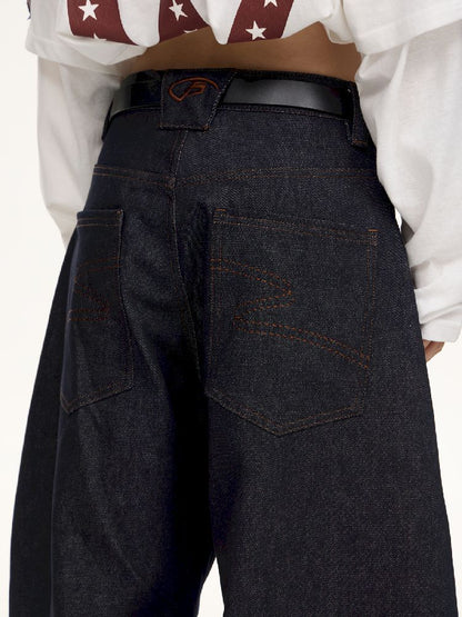 Aged Machete Wide Leg Jeans【s0000011699】