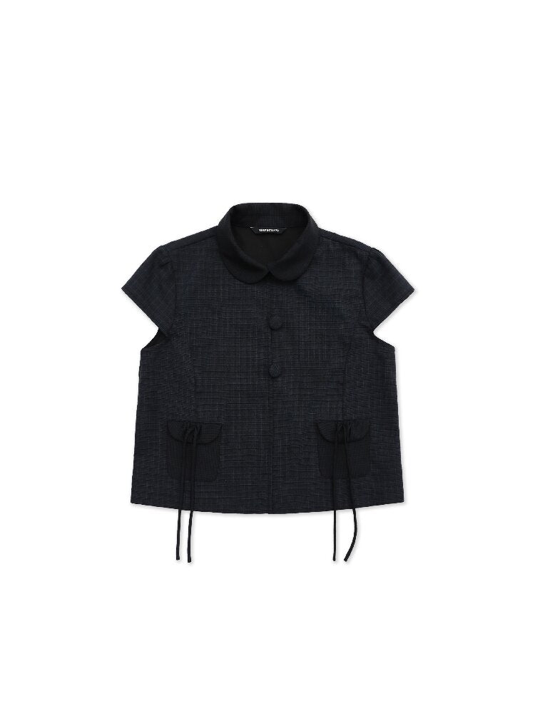 Plaid Puff Sleeve Skirt Set【s0000017925】