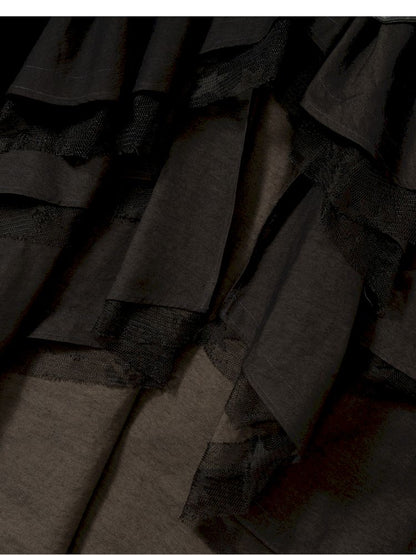 Fake Two Piece Heavy Layered Cake Skirt【s0000013476】