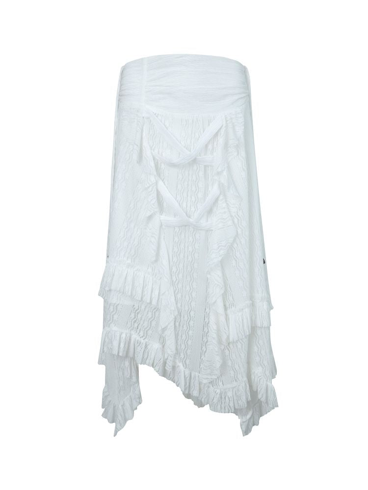 Ruffled Low-Waist Fairy-Style Skirt【s0000012709】