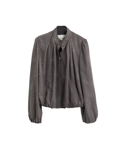 Diamond Pleated Short Jacket【s0000014035】