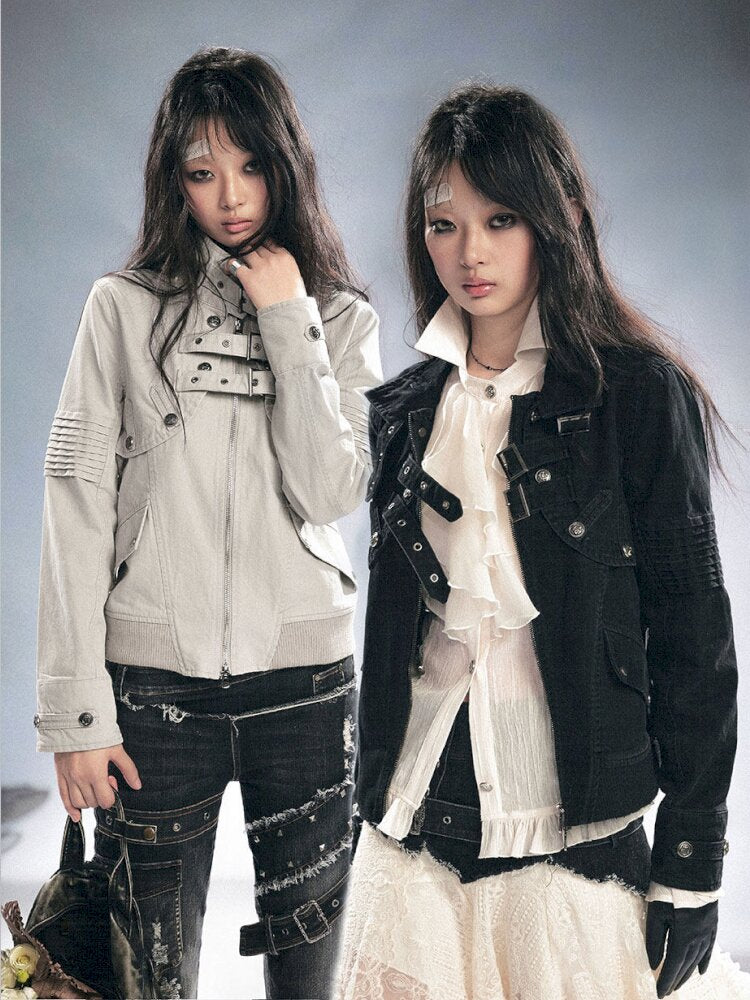 Washed Reconstructed Short Jacket【s0000015452】