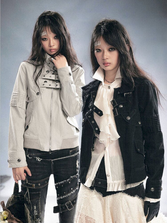 Washed Reconstructed Short Jacket【s0000015452】