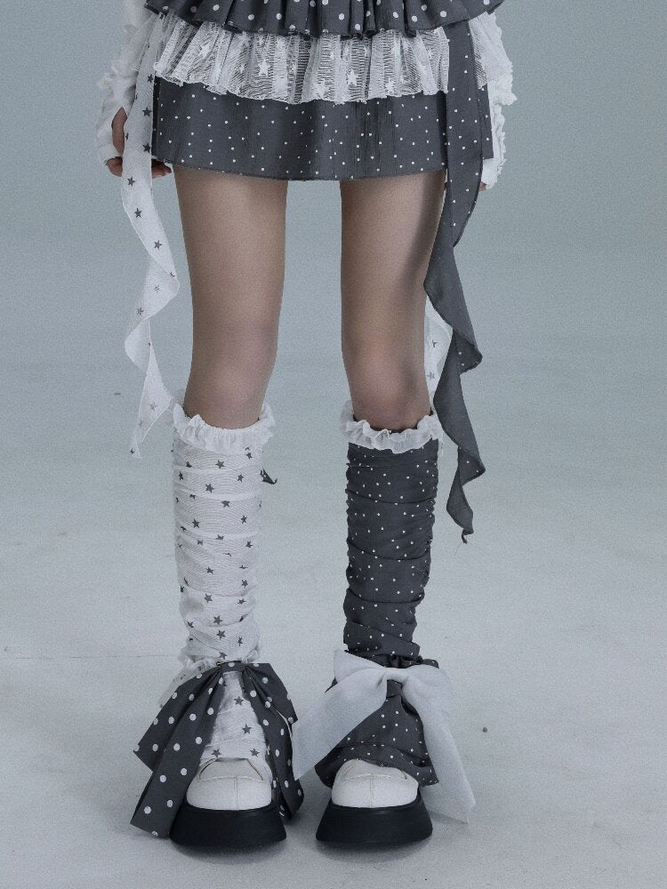 Polka Dot Japanese Pile Socks【s0000016721】