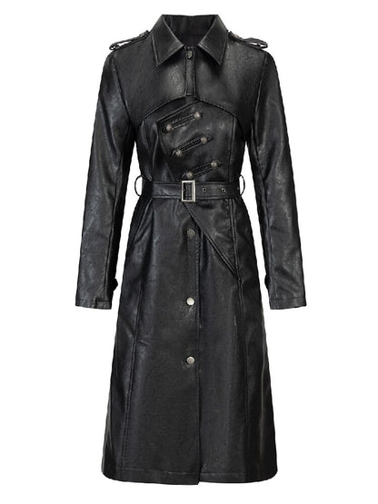 Asymmetrical Heavy Knight Trench Coat【s0000018518】