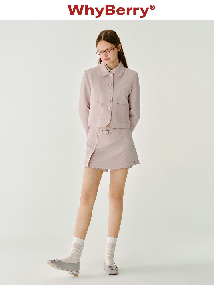 Peplum Double Layer Bottom Short【s0000011971】