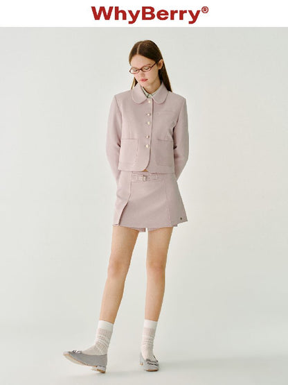 Peplum Double Layer Bottom Short【s0000011971】