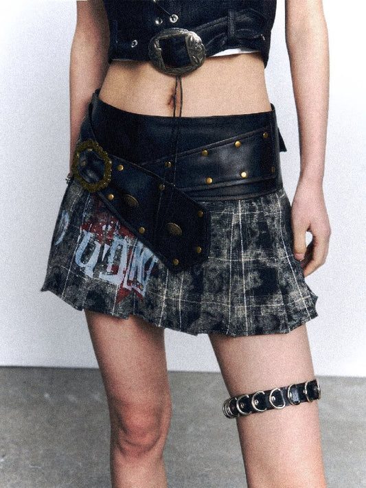 Punk Rock Plaid Skirt【s0000015966】