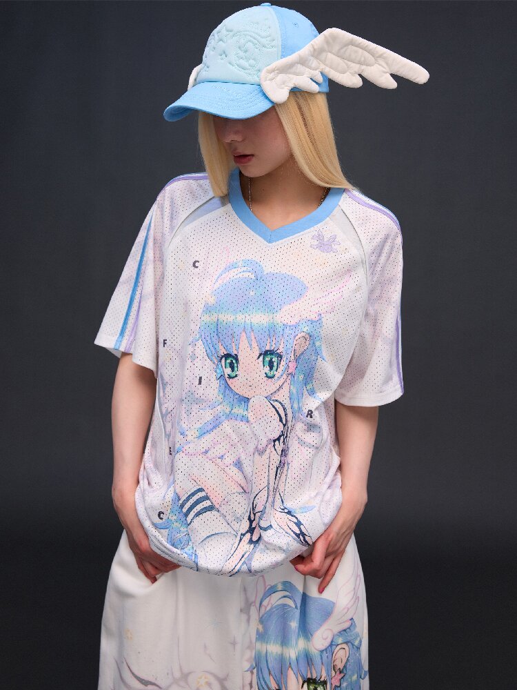 Seraphim Girl Raglan Sleeve T-Shirt【s0000017025】