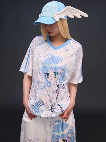 Seraphim Girl Raglan Sleeve T-Shirt【s0000017025】