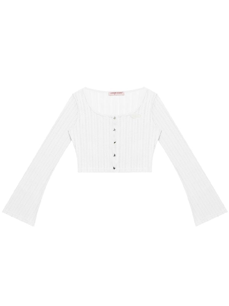 Hollow Knitted Cardigan【s0000012261】