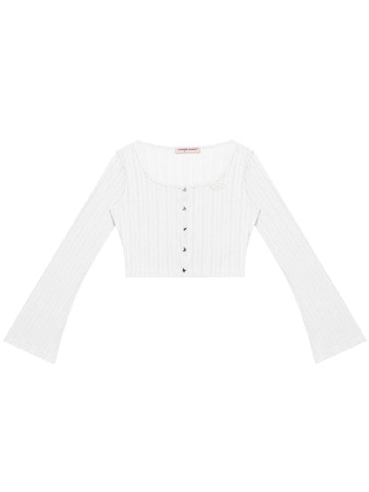 Hollow Knitted Cardigan【s0000012261】