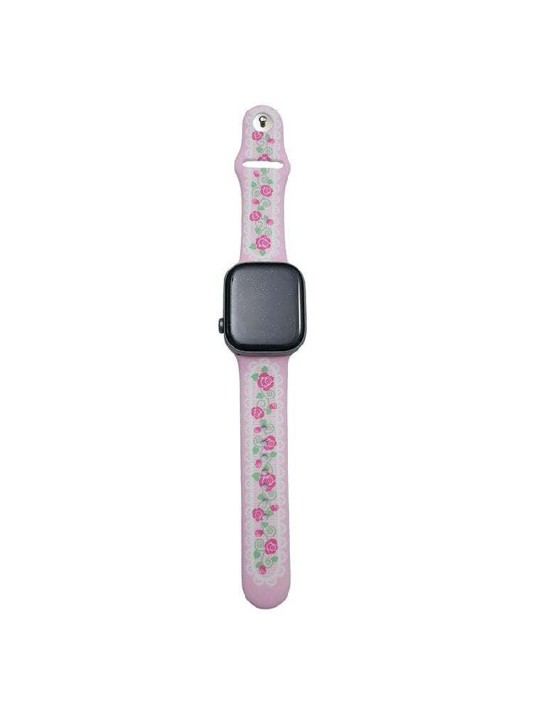 Rose Cake Print iWatch Watch Strap【s0000017466】
