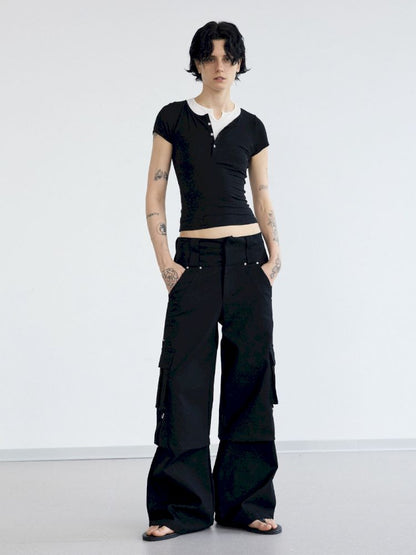 Overlay Slim short T-shirt【s0000012478】