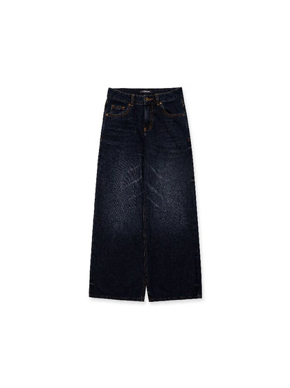 Contrast Linear Straight Jeans【s0000016422】