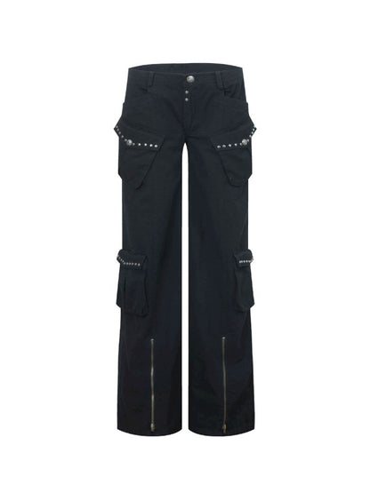 Wide Leg Narrow Crotch Work Pants【s0000012705】