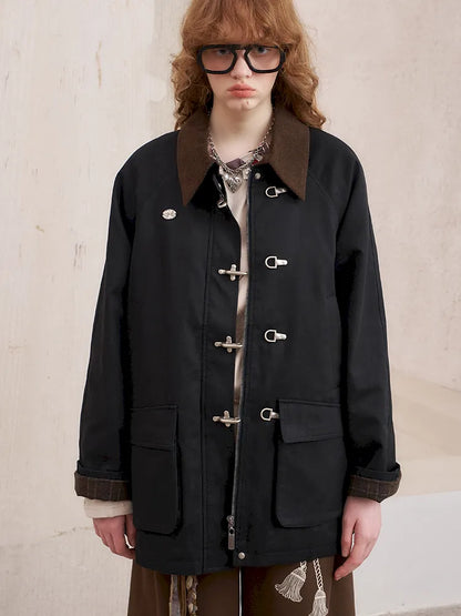 Cotton-lined trench coat【s0000014076】