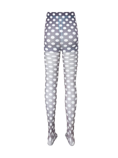 Polka dot print 10D ultra-thin stockings【s0000013175】