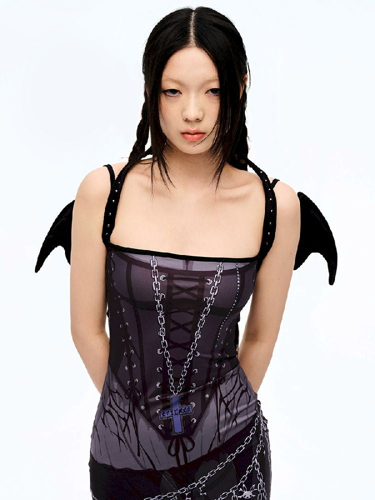 Witch Sling Fishtail Dress [S0000010232]