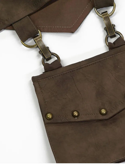 Patchwork Fringe Pocket Waist Belt【s0000013964】