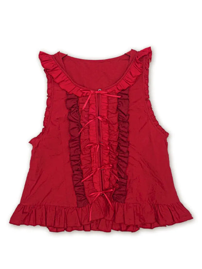 Embroidered Floral Headpiece Vest【s0000013934】