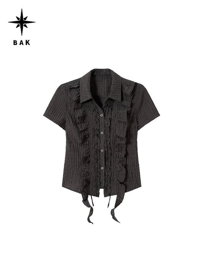 Wrinkled Yarn Distressed Cardigan【s0000016694】