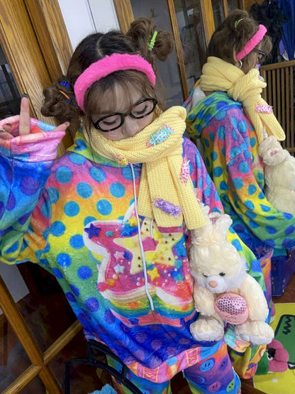 Goose Yellow Knitted Warm Cute Scarf【s0000014867】