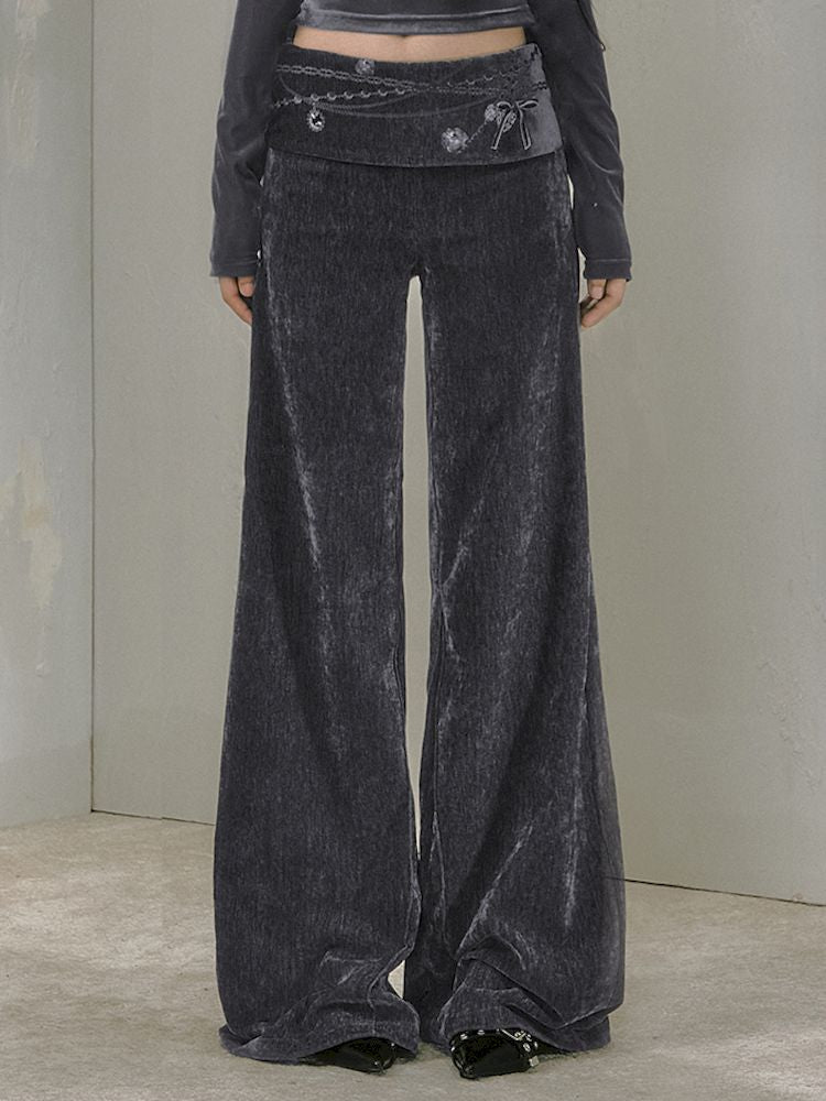 Slightly Flared Casual Pants [S0000010023]