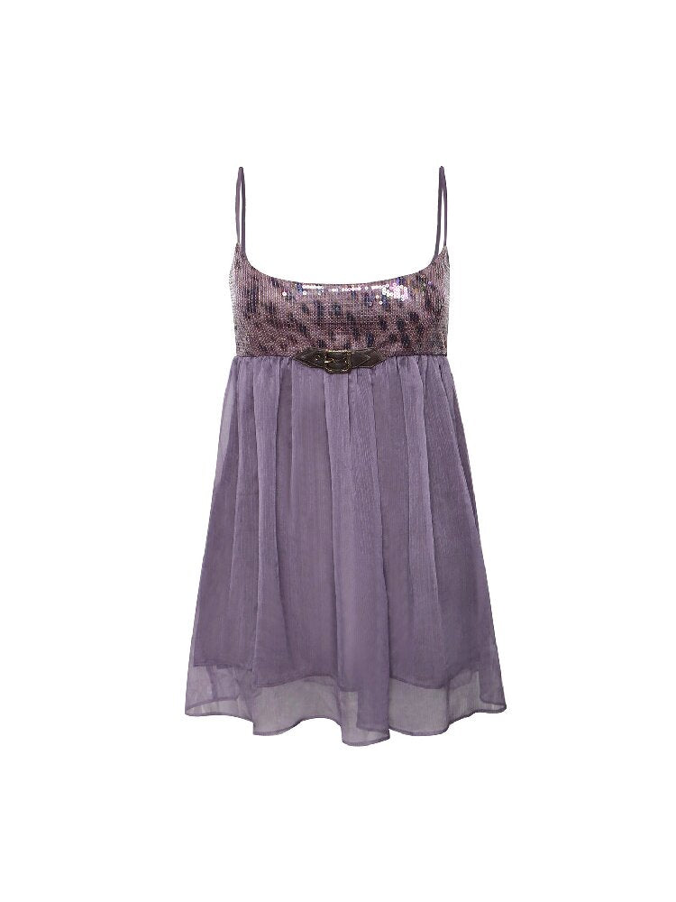 Silk Chiffon Leopard Doll Dress【s0000017667】