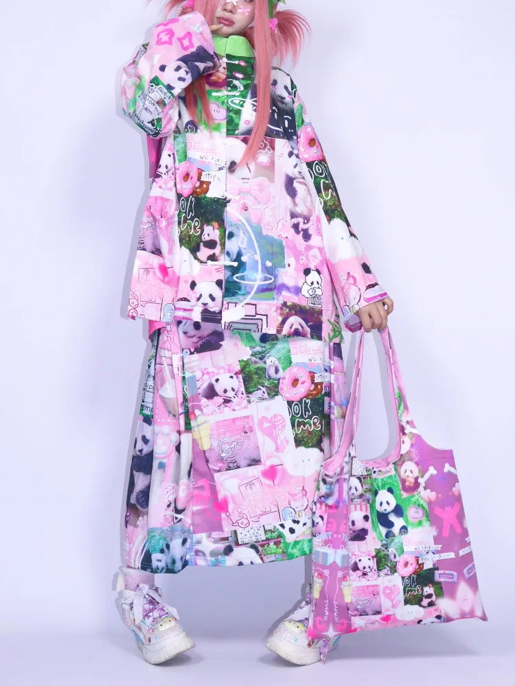 Cute Cartoon Print Shoulder Bag Tote Bag【s0000013980】