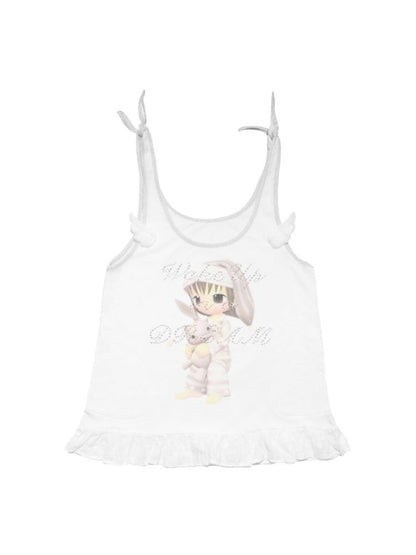 Rhinestone Camisole Tank Top【s0000012675】