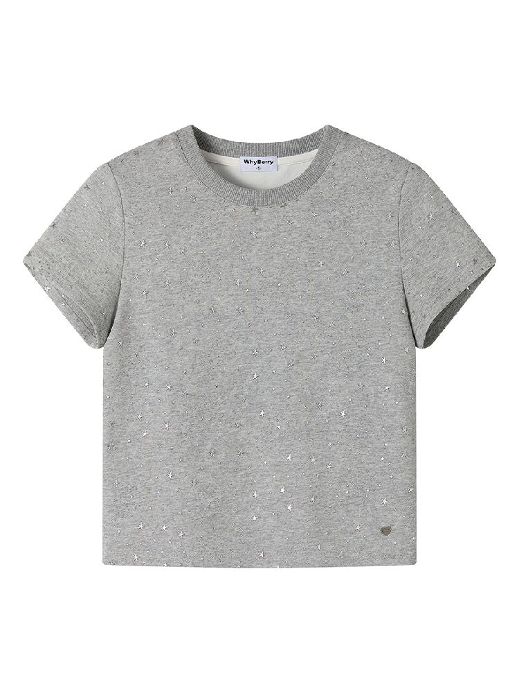 Slim Micro Loose Round Neck Tops【s0000011991】