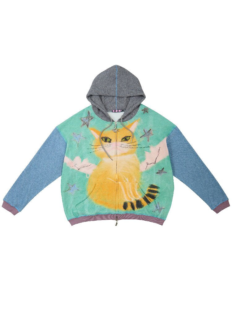 Mysterious Elf Cat Sweatshirt【s0000019144】