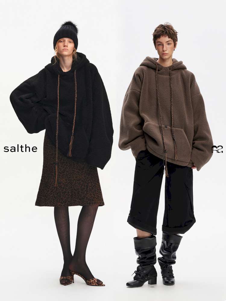 Drawstring Loose Hooded Jacket【s0000015060】