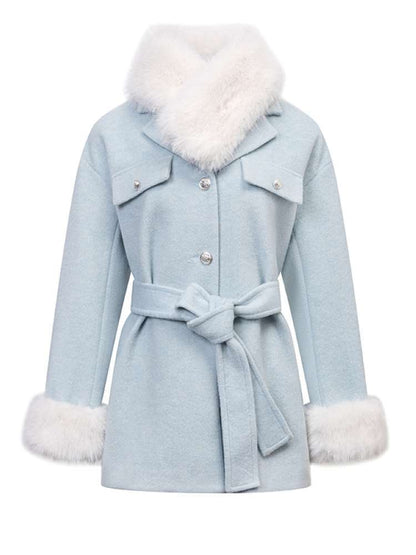 Mid-Length Wool Blend Jacket【s0000014608】