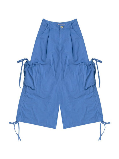 Lazy Summer Drawstring Casual Pants【s0000017263】