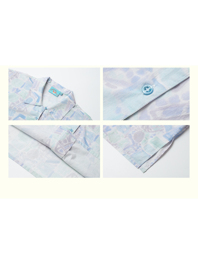 Full-print short-sleeved shirt【s0000012950】