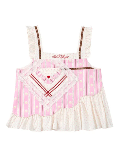 Lace Sweet Versatile Vest【s0000014162】