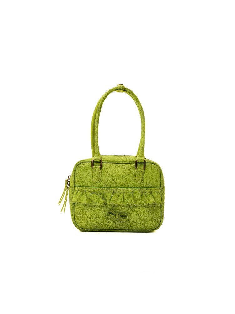 Cowhide Special Lace Underarm Bag【s0000016443】
